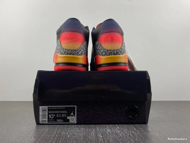 MaikeSneakers J Air 3 Jordan Rio FN0344-001 x Balvin 0702